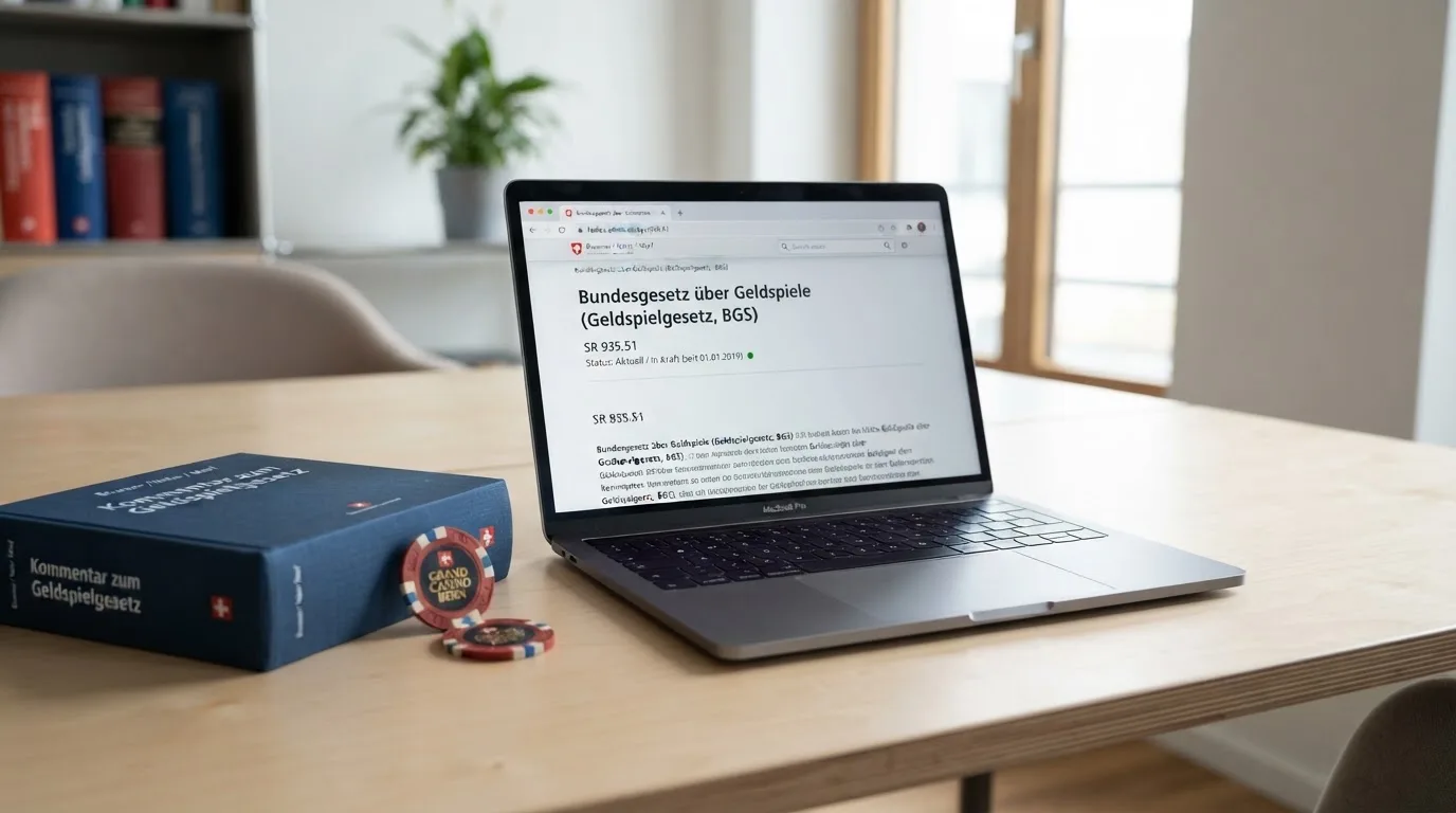 Amtliches Schreiben mit Stempel auf einem Schreibtisch neben einem Gesetzbuch — binance coin casino vergleich