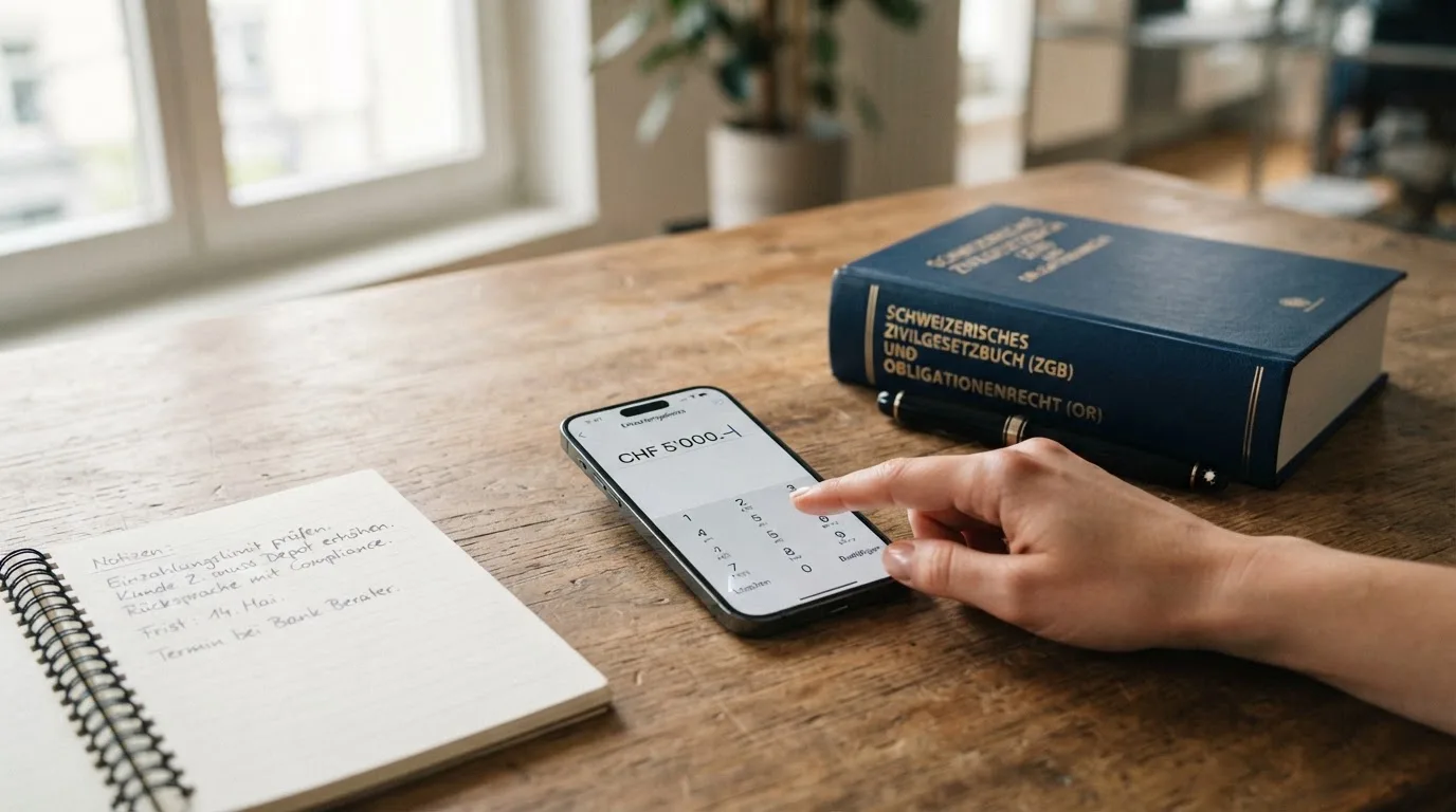Amtliches Schreiben mit Stempel auf einem Schreibtisch neben einem Gesetzbuch — online casino mit autoplay